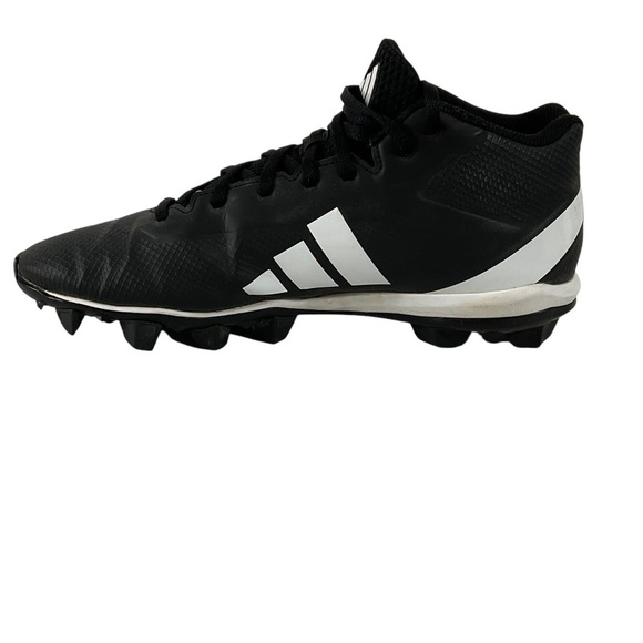 Adidas Adizero Bounce Football Cleats Men’s 11 Black White Mid Top Turf Shoes main image 7